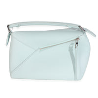 Loewe Blue Iceberg Classic Calfskin Small Puzzle Edge Bag Handbag bv