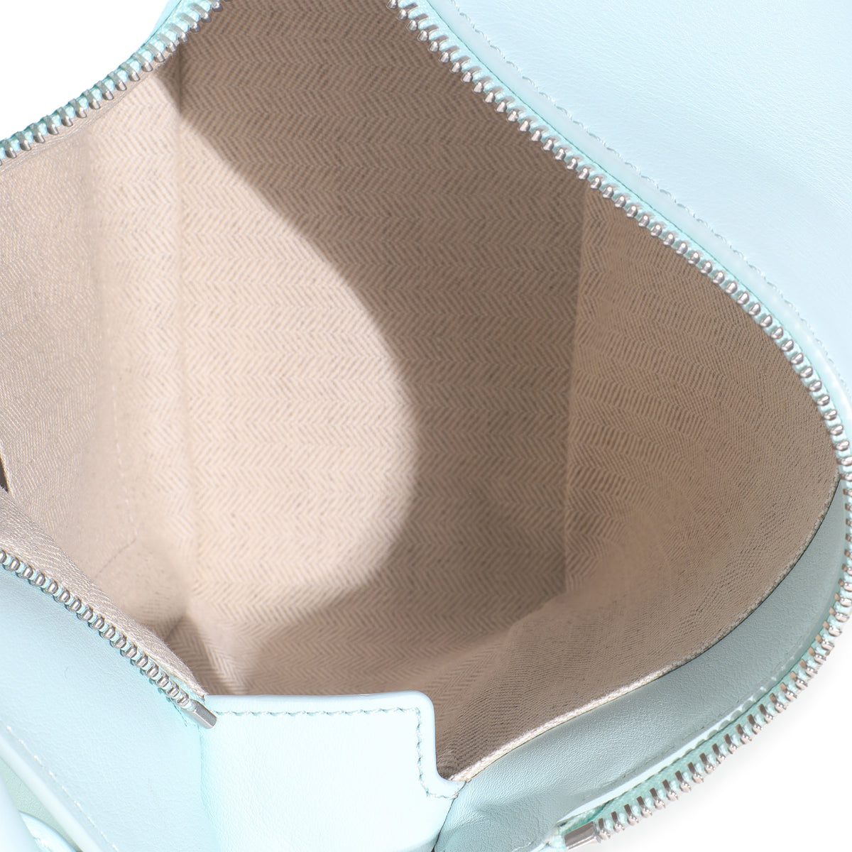 Blue Iceberg Classic Calfskin Small Puzzle Edge Bag