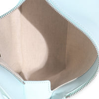 Blue Iceberg Classic Calfskin Small Puzzle Edge Bag