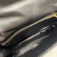 Black Shiny Nappa Lambskin Mini Puffer Goya