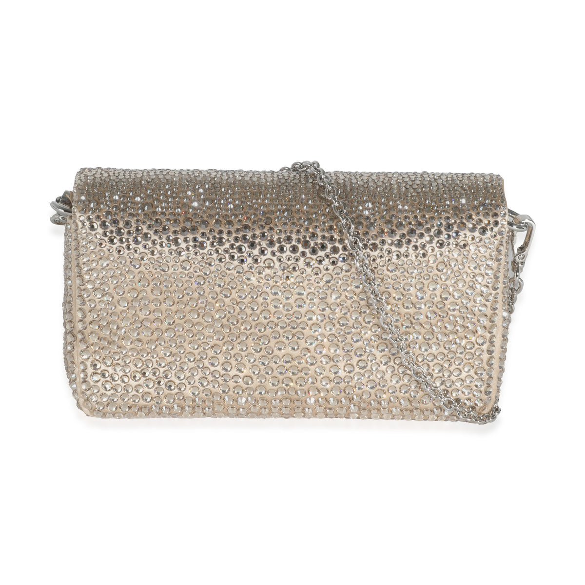 Beige Raso Starlight Crystal Bag