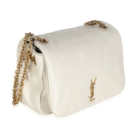 Ivory Quilted Lambskin Mini Jamie 4.3