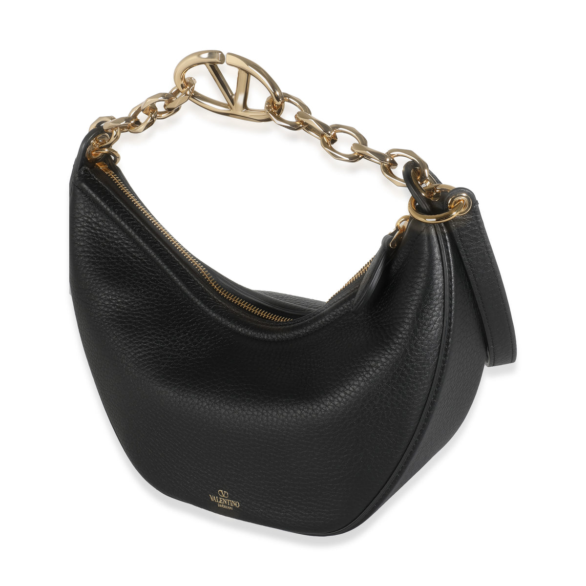 Black Nappa Small Vlogo Moon Hobo