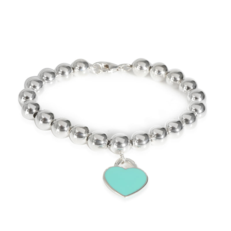 Return To Tiffany Heart Tag Ball Bracelet in Sterling Silver