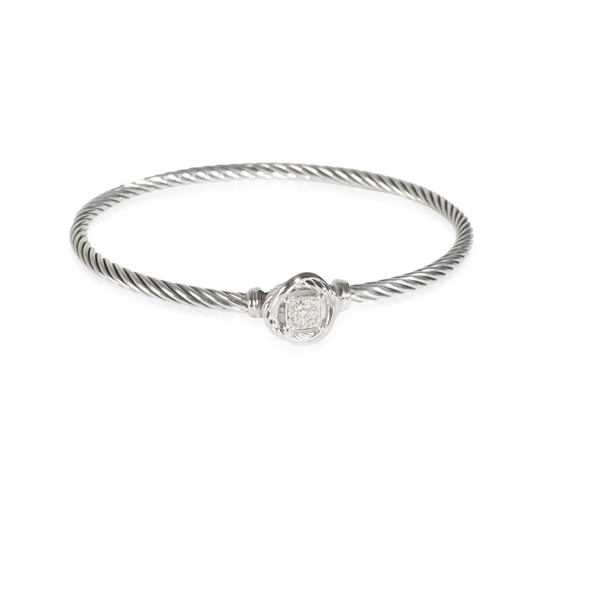 Infinity Bracelet in  Sterling Silver 0.05 CTW