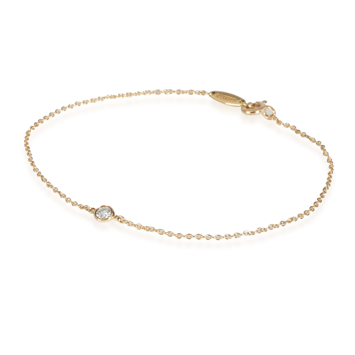 Elsa Peretti Bracelet in 18k Yellow Gold 0.08 CTW