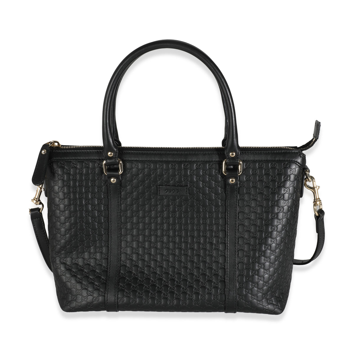 Black Microguccissima Joy Tote