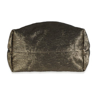 Gold Metallic Jacquard Double Jeu Tote