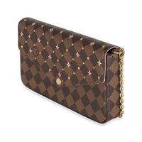 Damier Ebene Canvas Studded Felicie Pochette