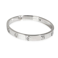 Cartier White Gold Diamond Love Bracelet sv