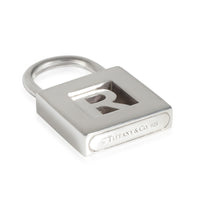 Letter R Lock in Sterling Silver