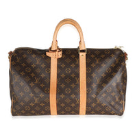 Monogram Canvas Keepall Bandouliere 45