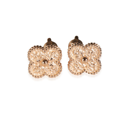 Vintage Alhambra Earrings in 18k Rose Gold