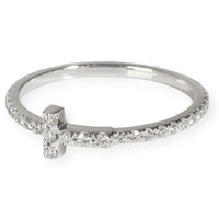 Tiffany T Ring in 18k White Gold 0.2 CTW