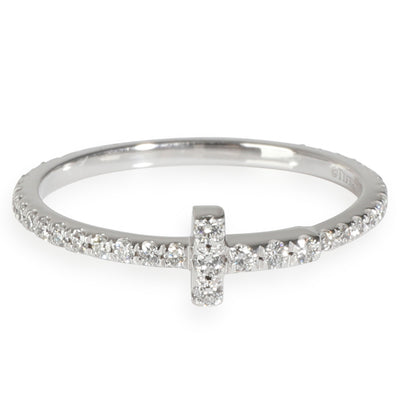 Tiffany T Ring in 18k White Gold 0.2 CTW