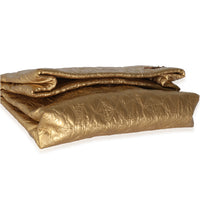 Gold Jacquard Monogram Limelight Clutch PM