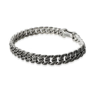 Curb Chain Collection Bracelet in  Sterling Silver 1.66 CTW