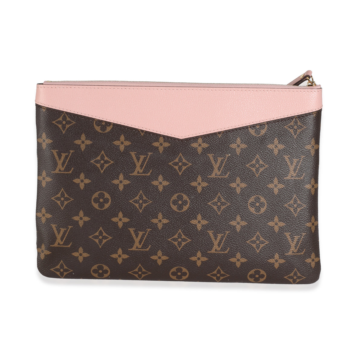 Rose Poudre Monogram Canvas Daily Pouch