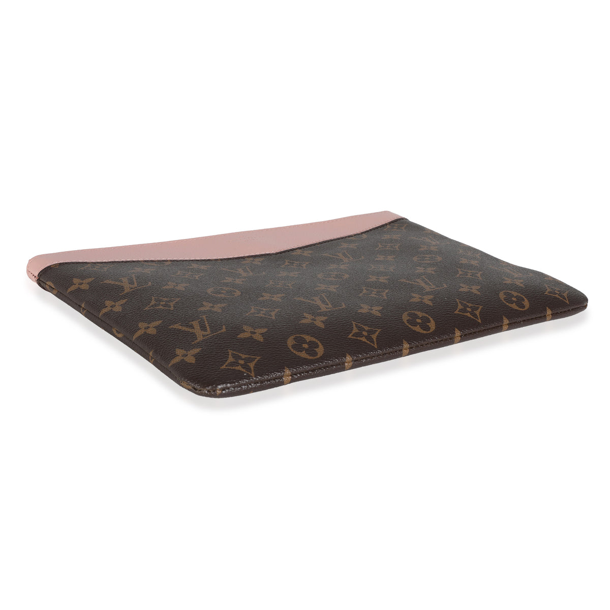 Rose Poudre Monogram Canvas Daily Pouch