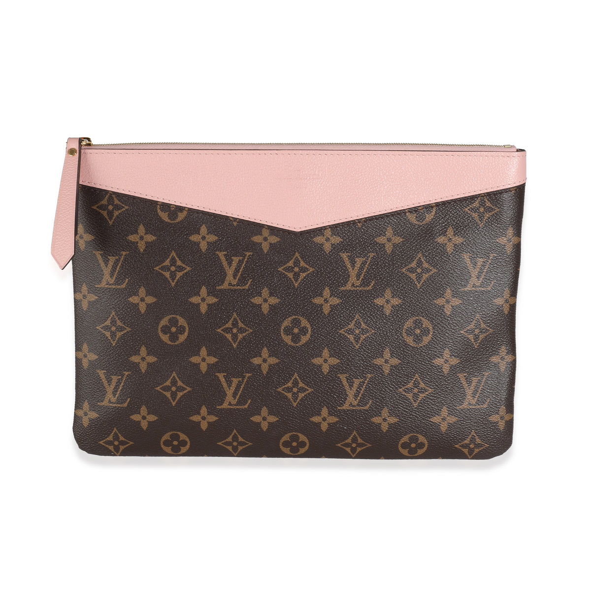 Rose Poudre Monogram Canvas Daily Pouch