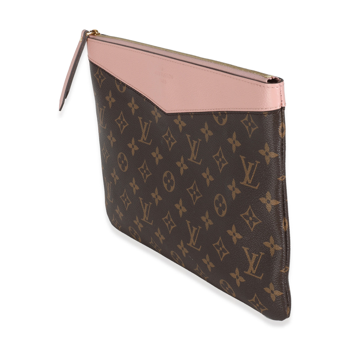 Rose Poudre Monogram Canvas Daily Pouch