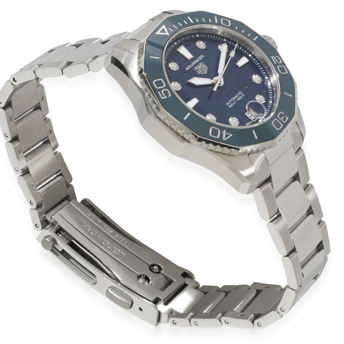 Aquaracer WBP231B.BA0618 Unisex Watch in  Stainless Steel 0.08 CTW