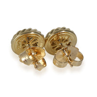 Diamond Cookie Earring in 18k Yellow Gold 0.13 CTW