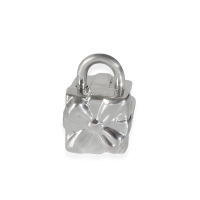 Present Lock Charm in Sterling Silver