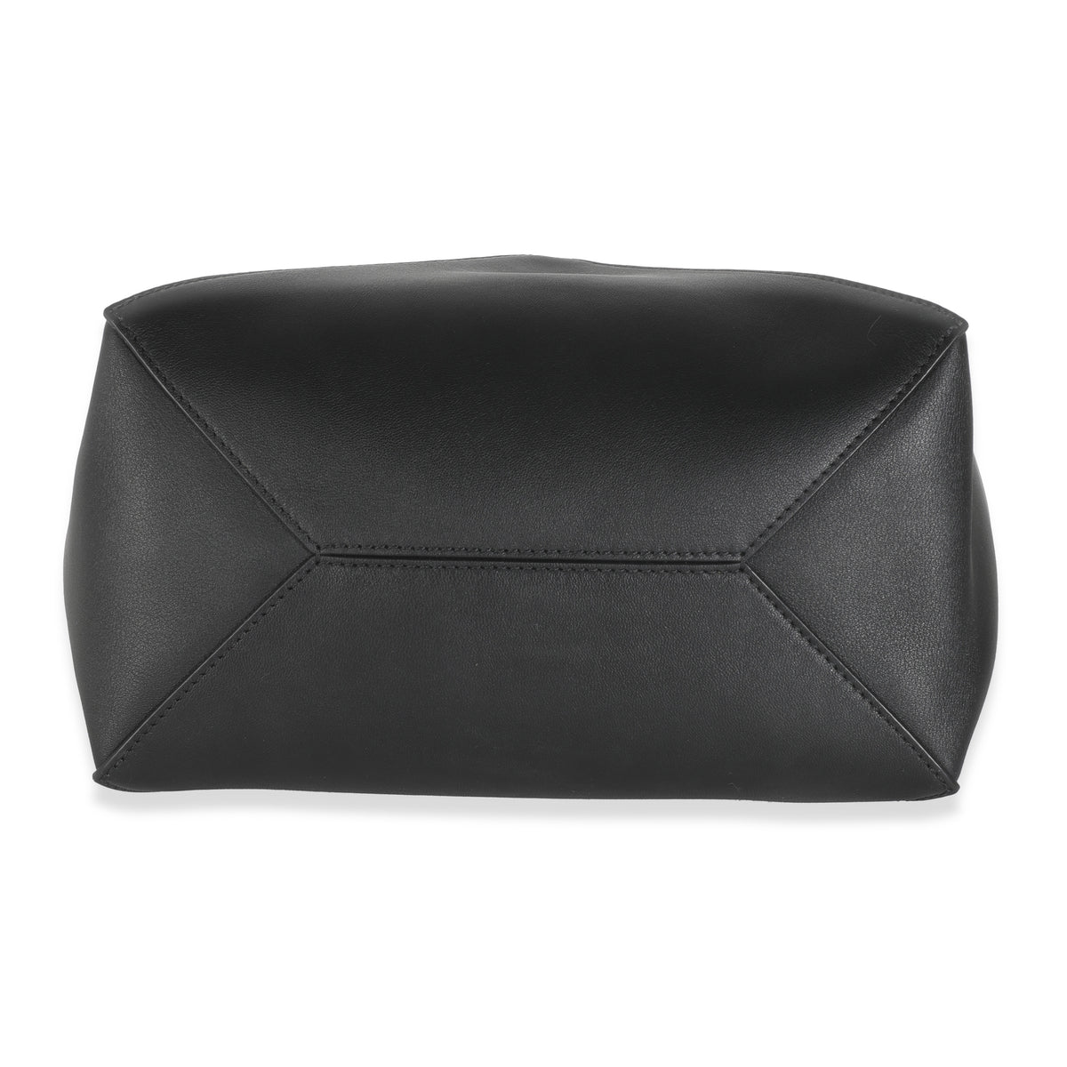 Black Shiny Calfskin Medium Puzzle Tote