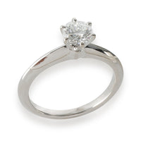 Solitaire Engagement Ring in  Platinum F VVS2 0.53 CTW