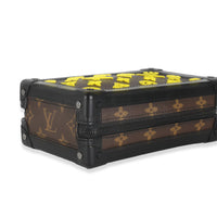 Jaune Monogram Tuffetage Canvas Vertical Soft Trunk