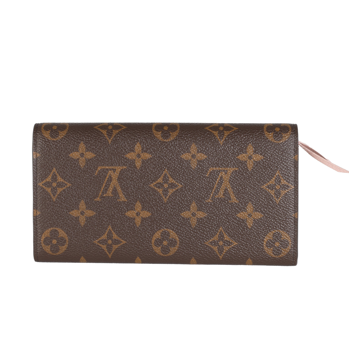 Rose Ballerine Monogram Canvas Emilie Wallet