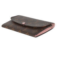 Rose Ballerine Monogram Canvas Emilie Wallet