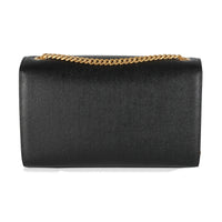 Black Grain De Poudre Medium Kate Chain Bag