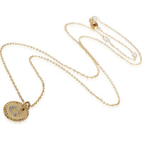 Cable Collectible Pendant in 18k Yellow Gold 0.01 CTW