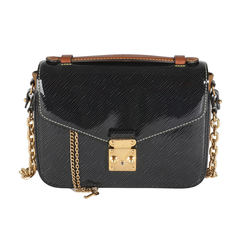 Black Shiny Epi Reverse Monogram Canvas Mini Pochette Metis