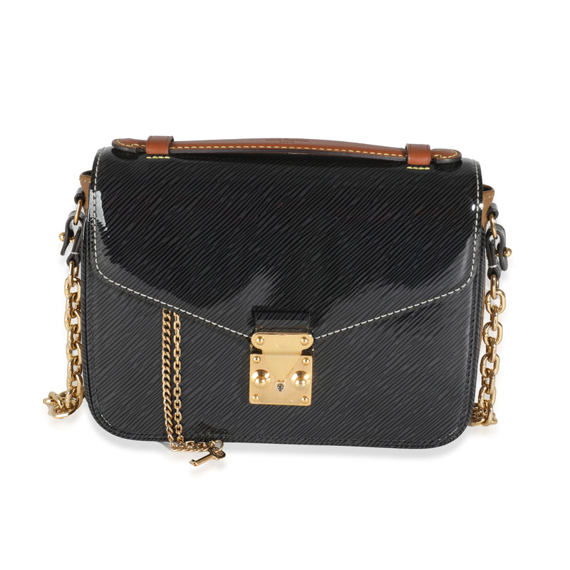 Black Shiny Epi Reverse Monogram Canvas Mini Pochette Metis