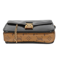 Black Shiny Epi Reverse Monogram Canvas Mini Pochette Metis