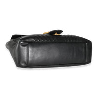 Black Matelasse Calfskin Large GG Marmont Bag