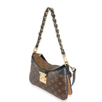 Black Monogram Reverse Canvas Twinny