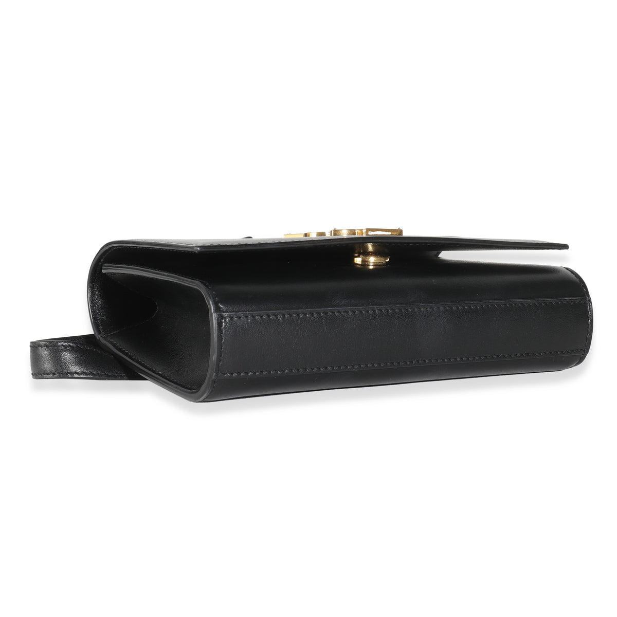 Black Smooth Calfskin Kate Belt Bag