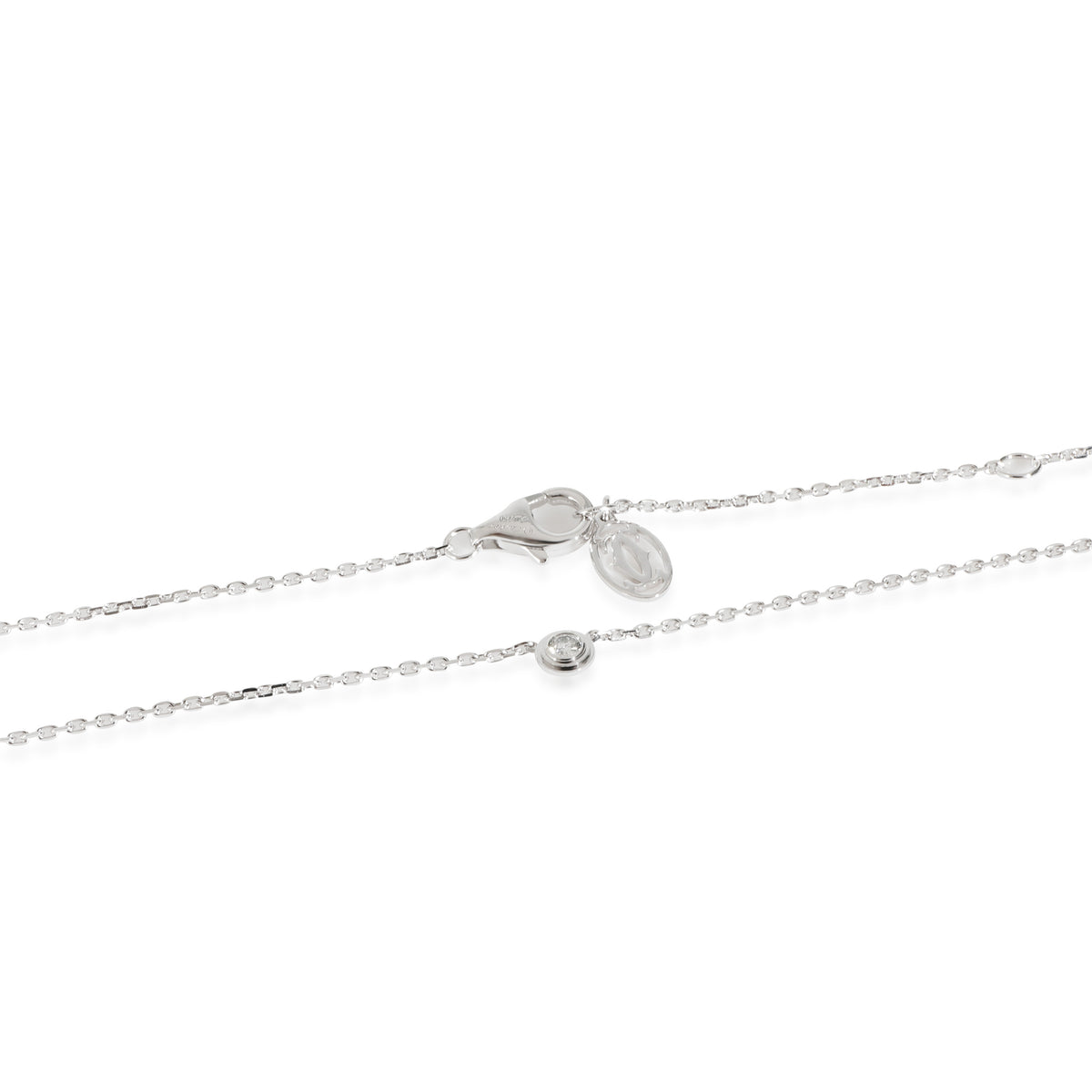 Damour Diamond Necklace (White Gold)