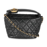 Black Quilted Calfskin Perfect Meeting Hobo
