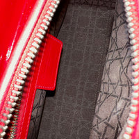 Red Patent Cannage Medium Lady Dior