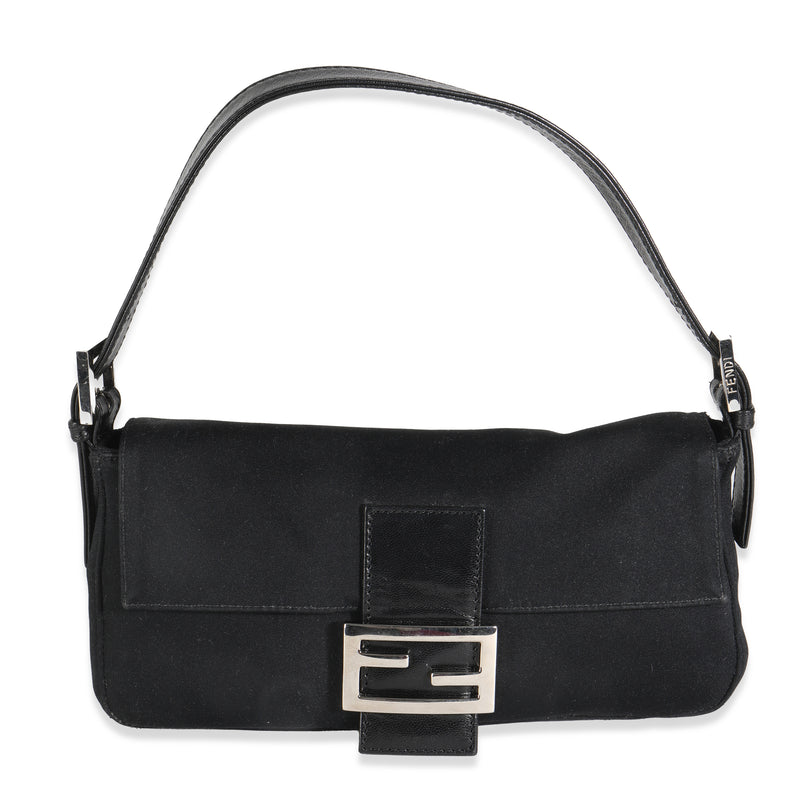 Black Neoprene Baguette Bag