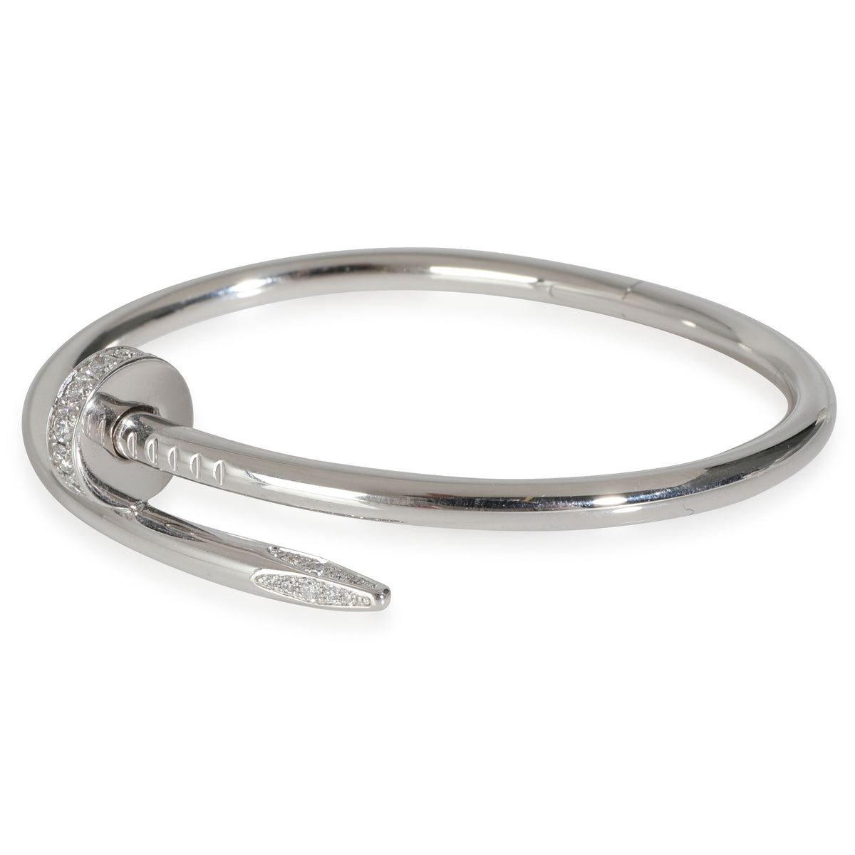 Juste Un Clou Bracelet, Diamonds (White Gold)