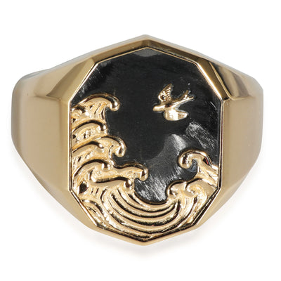 Waves Collection Ring in 18k Yellow Gold