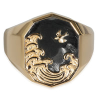 Waves Collection Ring in 18k Yellow Gold