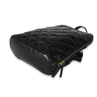 Black Quilted Shiny Calfskin My Pocket Backpack