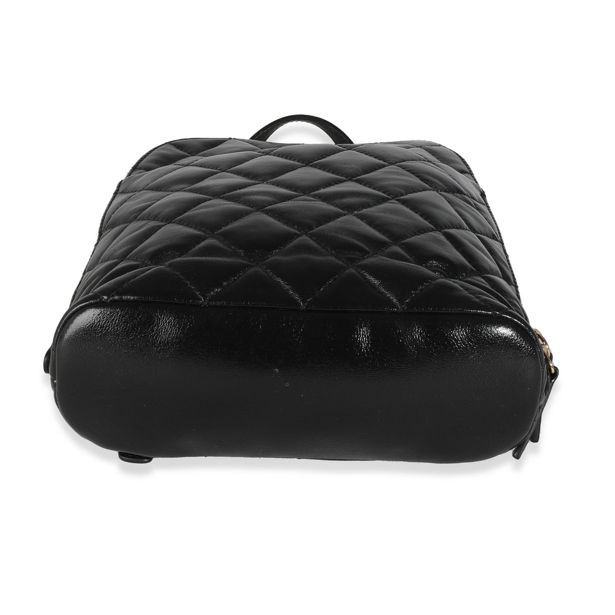 Black Quilted Shiny Calfskin My Pocket Backpack